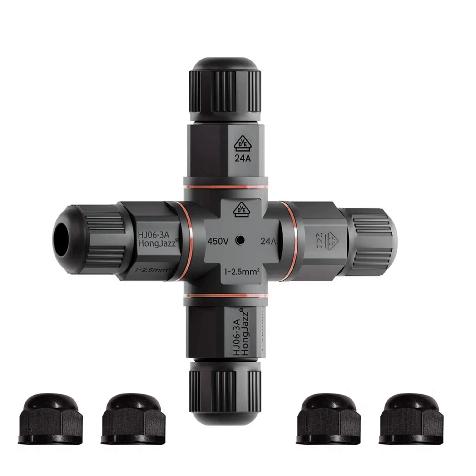 Waterproof Electrical Junction Box Cable Connector Wire IP68 UK~3556