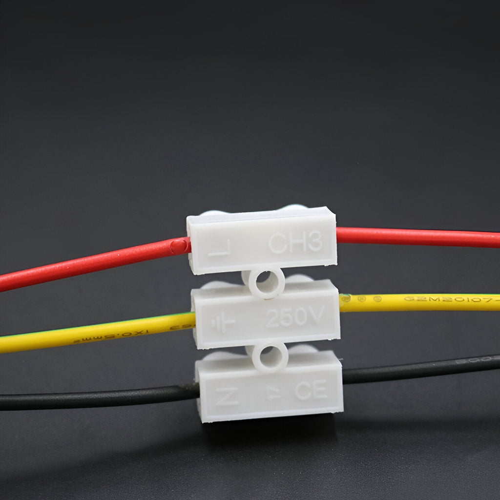 Self Locking Quick Splice Wire Terminals Easy Electrical Connectors ~ 5644
