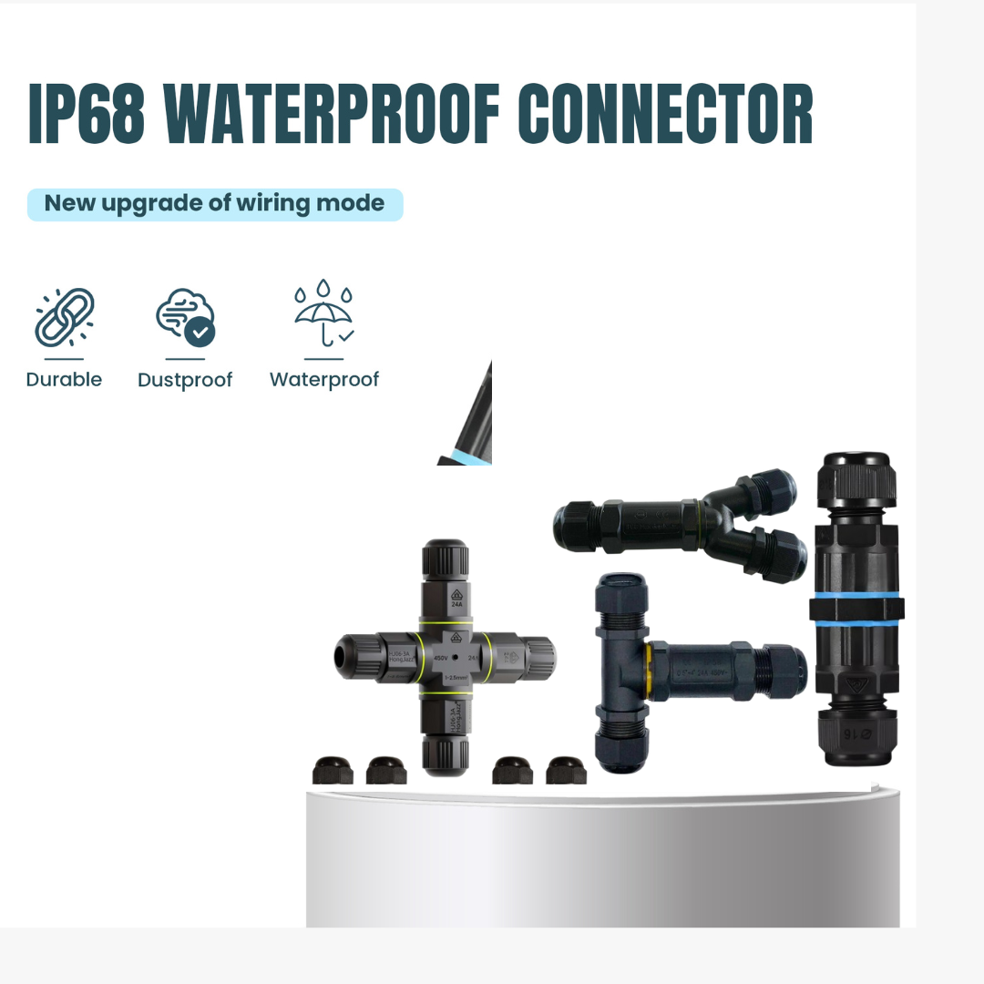 Waterproof Electrical Junction Box Cable Connector Wire IP68 UK~3556